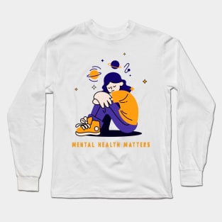 Mental Health Matters - Planets Long Sleeve T-Shirt